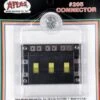 Atlas Model Railroad Co. Electrical Connector -- 3 SPST On/Off Switches In Parellel -Model Haven Shop atl205