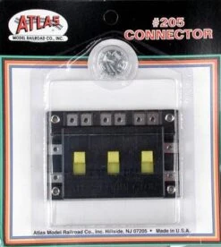 Atlas Model Railroad Co. Electrical Connector -- 3 SPST On/Off Switches In Parellel
