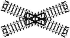 Atlas Model Railroad Co. Crossings W/Black Ties -- 60 Degrees