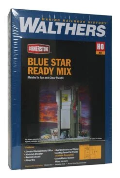 Walthers Cornerstone Blue Star Ready Mix Kit - HO Scale