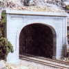 Woodland Scenics Double-Track Concrete Tunnel Portal (Hydrocal Plaster Casting) -Model Haven Shop c1256