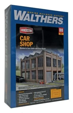 Walthers Cornerstone Car Shop Kit - HO Scale