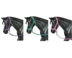 Breyer Hot Colored Nylon Halters - 3pc Assortment