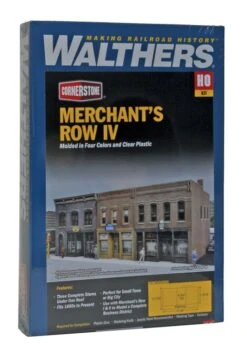 Walthers Cornerstone Merchant's Row IV Kit - HO Scale