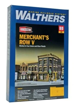 Walthers Cornerstone Merchant's Row V Kit - HO Scale