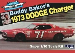 MPC 1/25 Buddy Baker 1973 Dodge Charger Stock Car