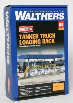 Walthers Cornerstone Tanker Truck Loading Rack Kit - HO Scale