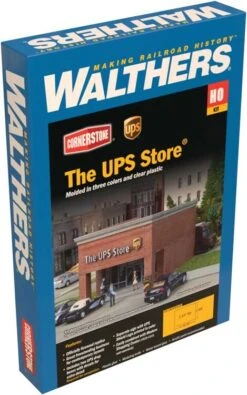 Walthers Cornerstone The UPS Store(R) Kit - HO Scale