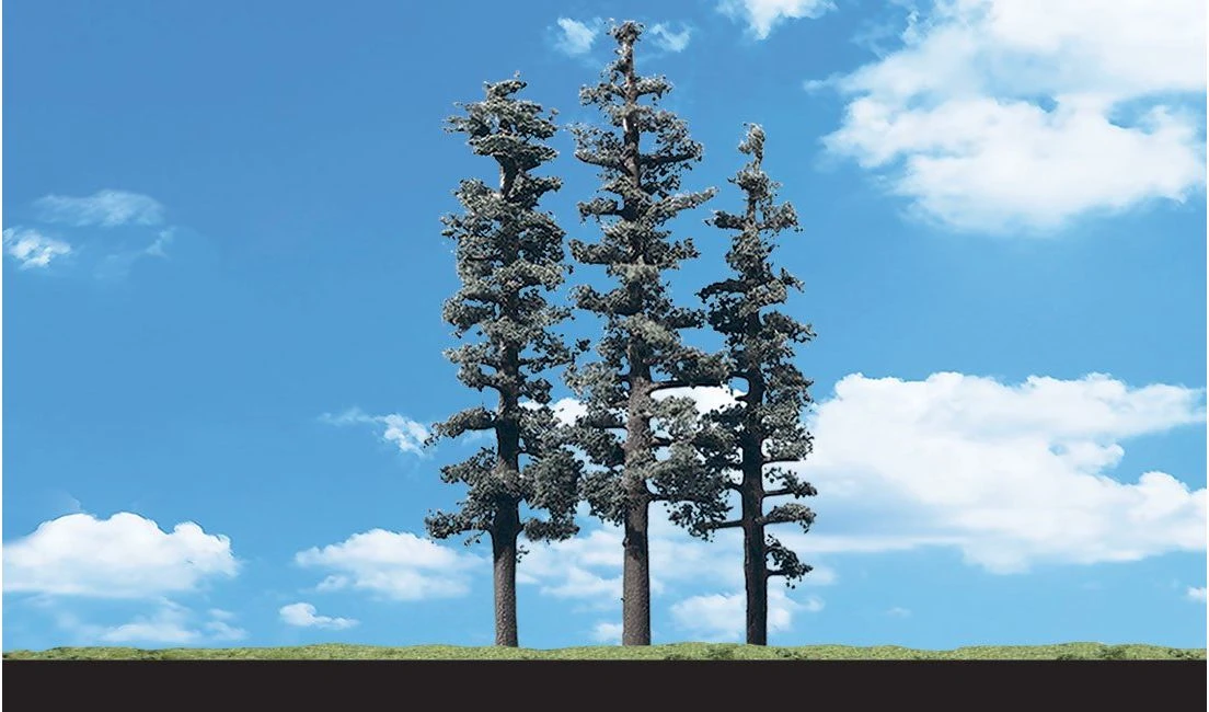 Woodland Scenics 6" - 7" Standing Timber Trees 3pcs 3 Woodland Scenics 6" - 7" Standing Timber Trees 3pcs