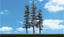 Woodland Scenics 7" - 8" Standing Timber Trees 3pcs